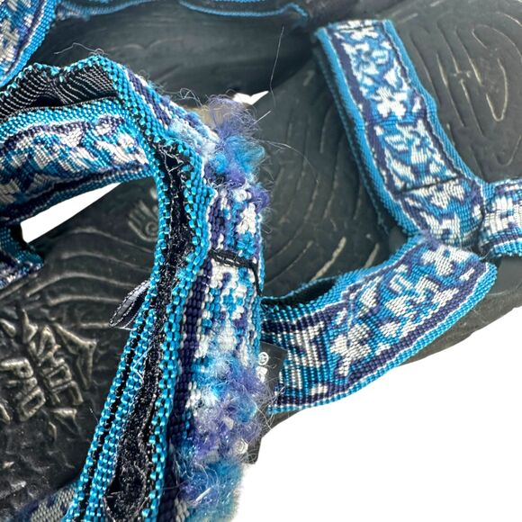 Teva Terradactyl Blue Floral Strappy Sandals Women's Size 9 - Picture 4 of 8